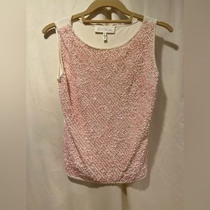 Pink Sequins Tank